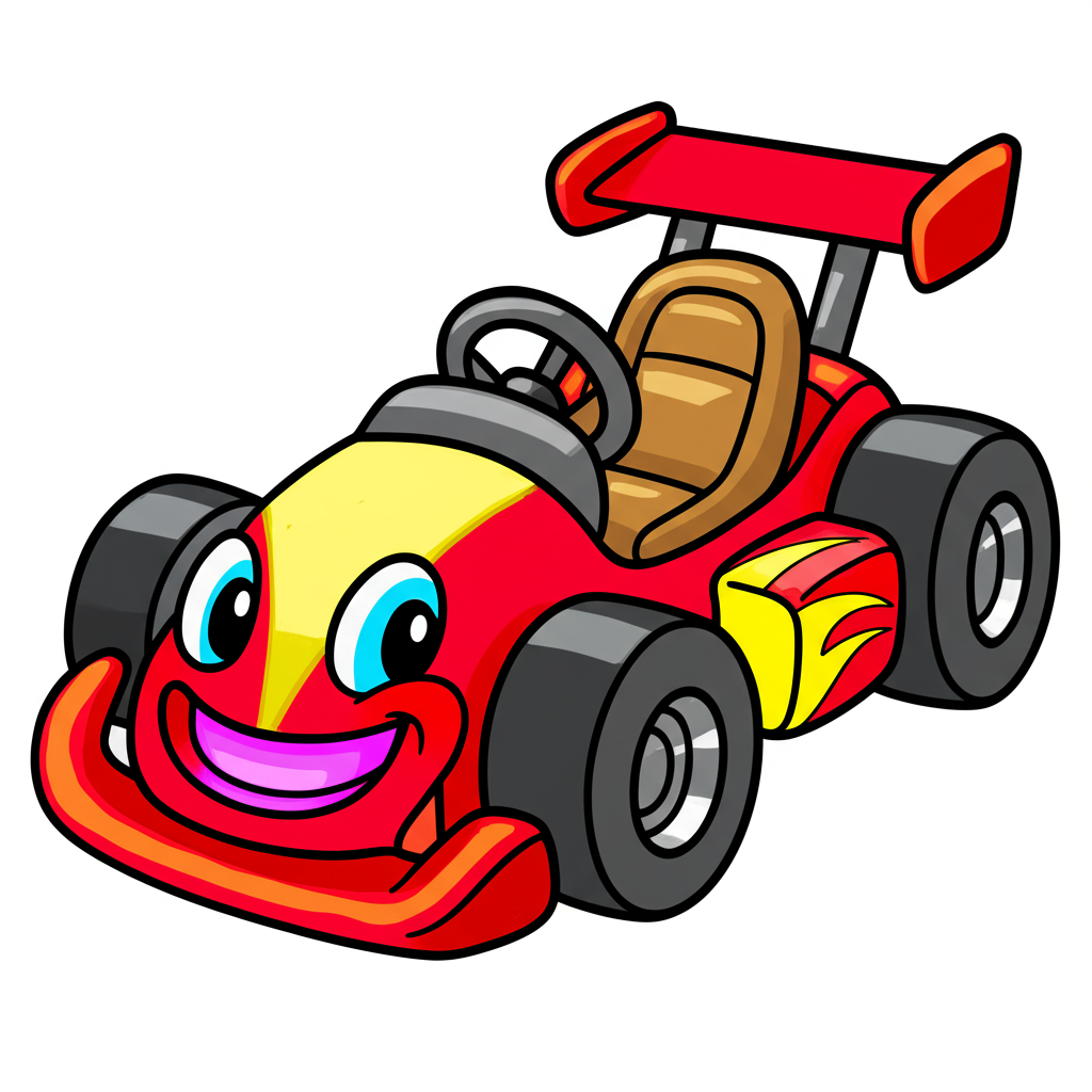 Friendly Go-Kart Racer - Colored Preview