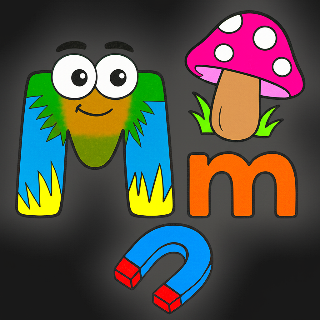 Marvelous M Learning Adventure Coloring Page - Colored Preview